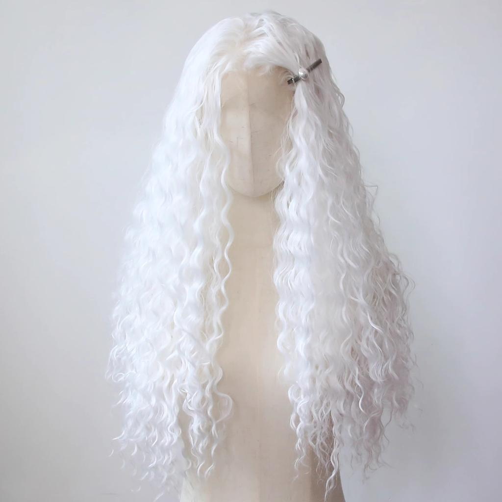 Brown Wig Curly 13x4 Lace Front Wig for Women Long Wave High Quality Dluess High Temperature Fibers Synthetic Lace Front Wigs