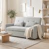 Three-Way Two-Seater Sofa Bed - Light Grey