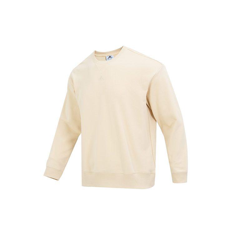 Adidas Sweatshirts Men's Khaki Crew Neck Moderate Regular HY3403