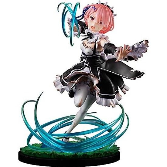 KDcolle ReZero Starting Life Another World Ram Roswaal Battle Version 1 7 Scale PVC ABS Painted Complete Figure KK34751