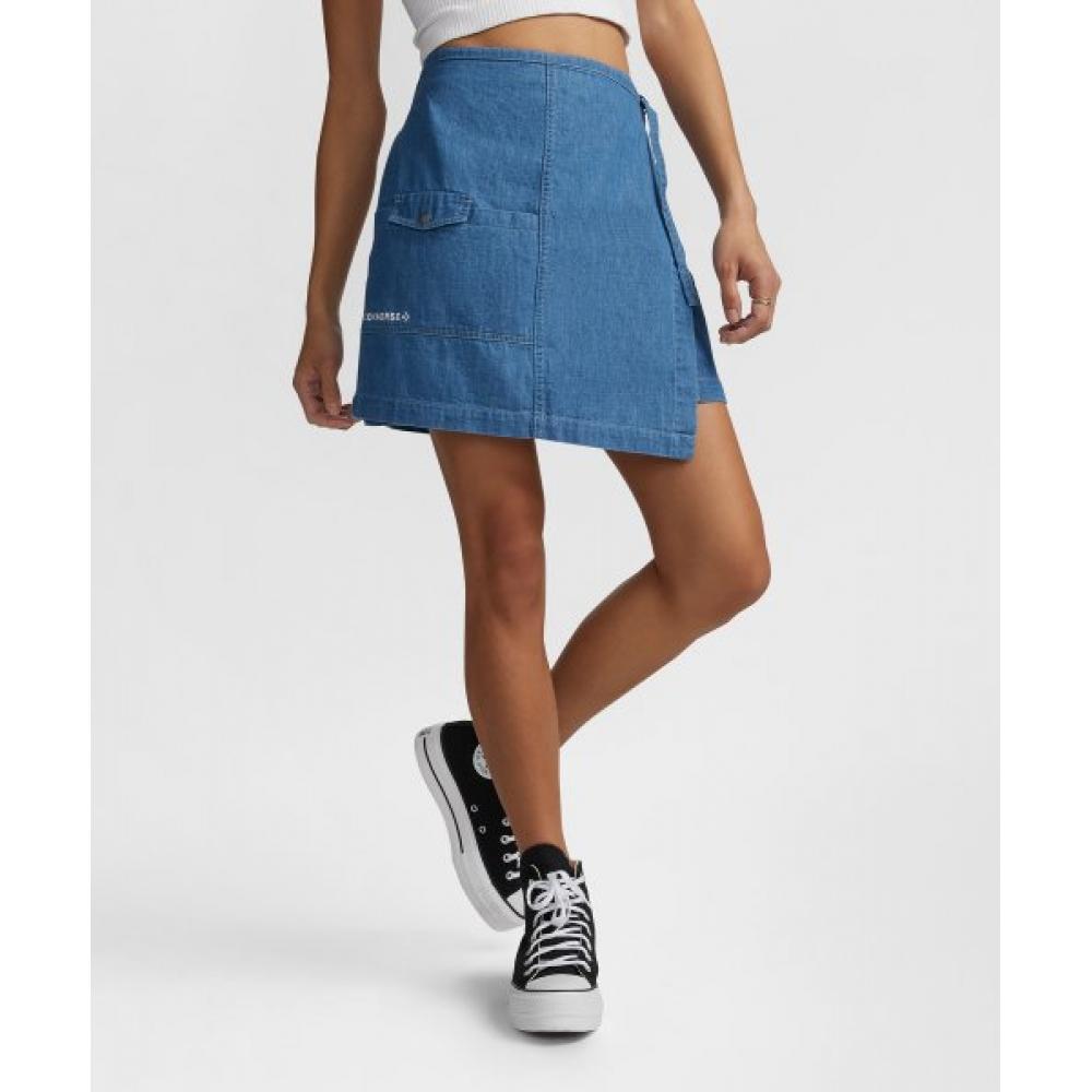 

CONVERSE CONVERSE Denim City Skirt Retro Wash 10025451 A01