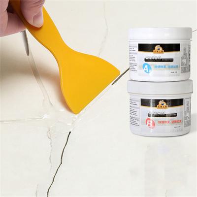 Keramik Reparaturpaste Schnelltrocknend Weiß Porzellan Riss Absplitterung Porzellan Reparaturset Wanne Fliese Dusche Reparatur Fliesenkleber 2 Stück