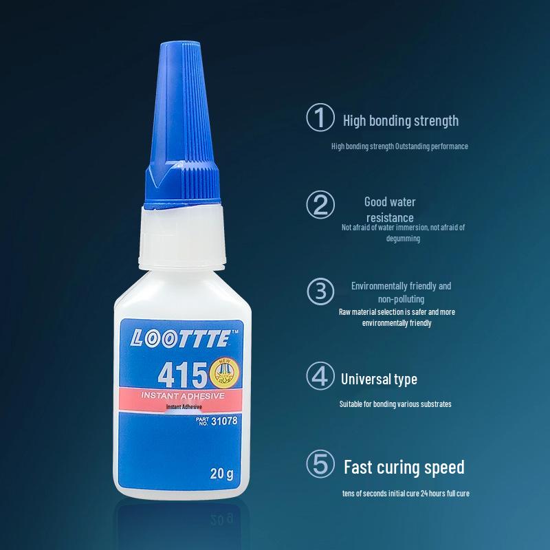 Loctite Universal Instant Super Glue for Wood, Plastic, and Rubber 401, 402, 403, 406, 414, 415, 495
