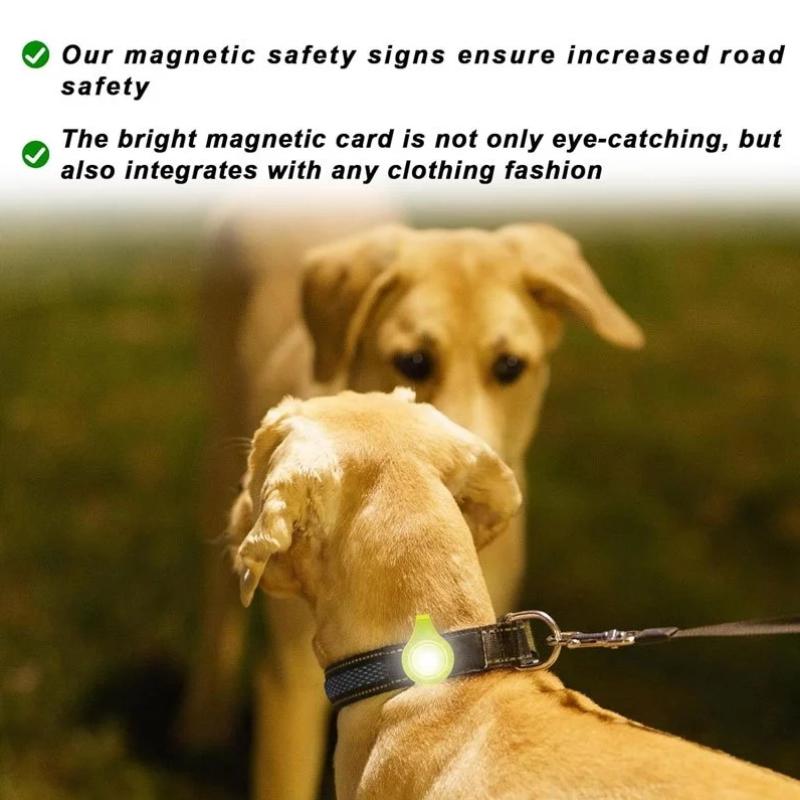 Magnetic Reflector Clips For Kids Backpacks Night Reflective Safety Accessory Easy Clip On Student School Bags