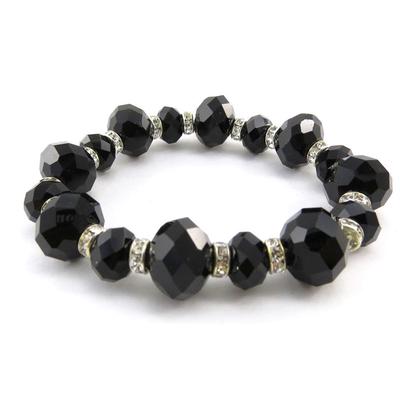 [J0607] - Black 'Sissi' Designer Bracelet