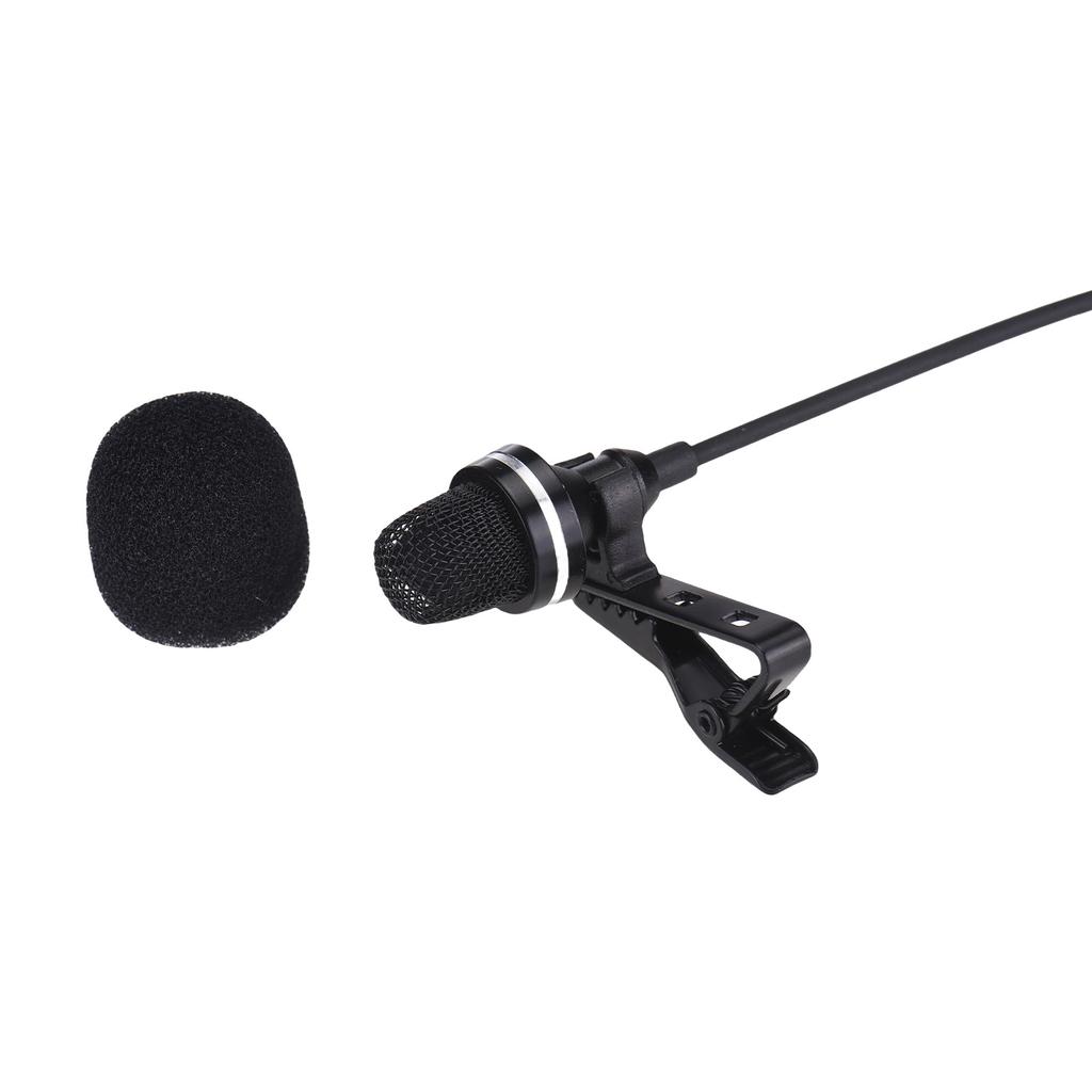 Lavalier Microphone Portable Omni Directional Wearable Mic for Vlog Interview Streaming Lecture