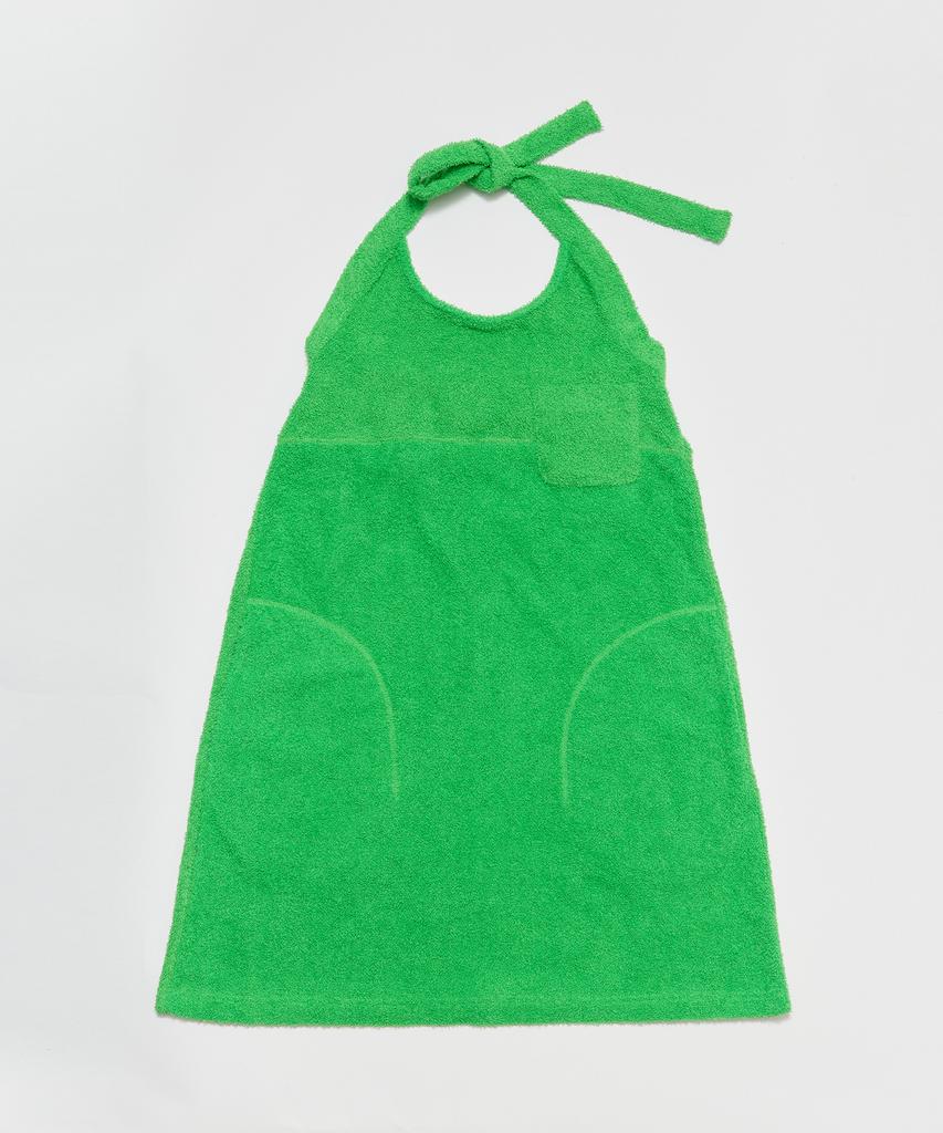 Vestito in spugna Terry Verde