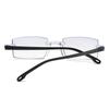 Lesebrille 0 -1,0 bis -4,0 Myopie-Brille Randlos Anti-Blaulicht Männer Myopie-Brille Rahmenlose Kurzsichtigkeitsbrille Unisex