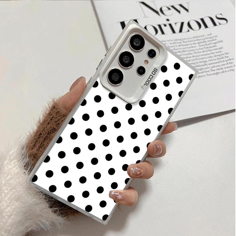 Polka Dots Art Fashion Desgin Shockproof Phone Case for Samsung Galaxy S26 Edge S25 Ultra S24 FE S23 Plus S21 Cover Anti Fall Fu