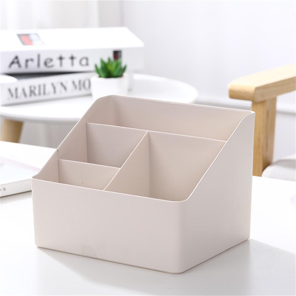 Makeup Organizer Box Plastic Creative 5 Grid/3 Grid Home Desktop Storage Box Cosmetics Storage Large Storage Box