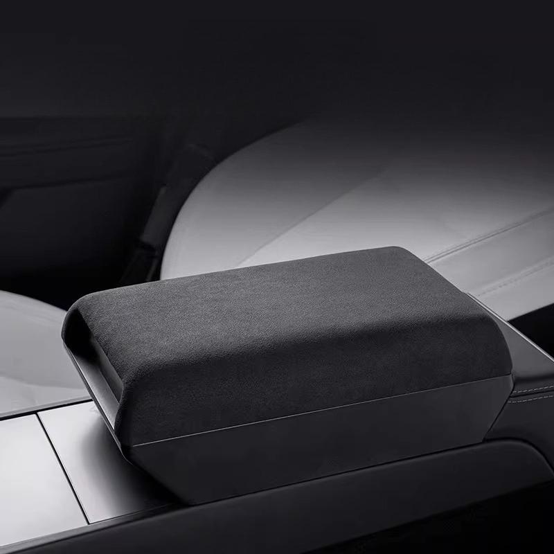 For Tesla Model Y/3 Highland Car Armrest Box Heightening Pad Protective Cover Storage Box Car Interior Modification Accessories