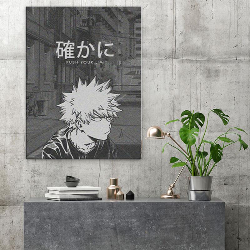 Katsuki Bakugo Kacchan BNHA Canvas Painting Decor Wall Art Pictures Bedroom Study Home Living Room Decoration Prints Poster