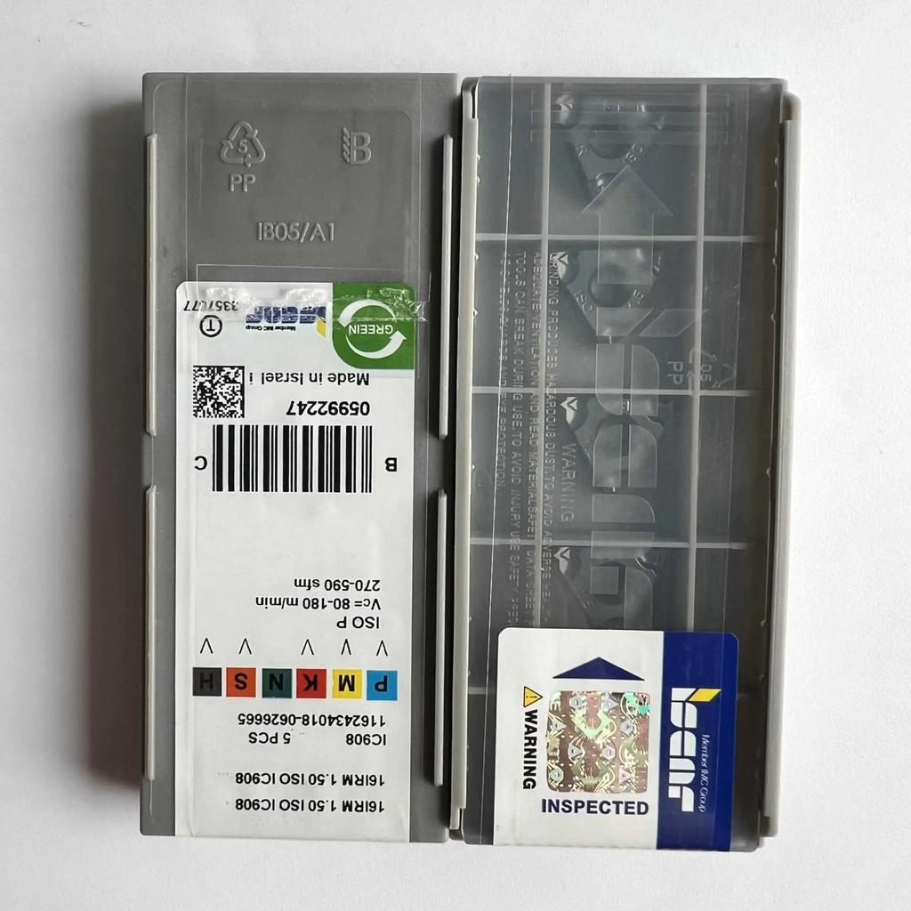 ISCAR / 16IRM1.50ISO IC908 /Industrial indexable Carbide Inserts 10 PCS