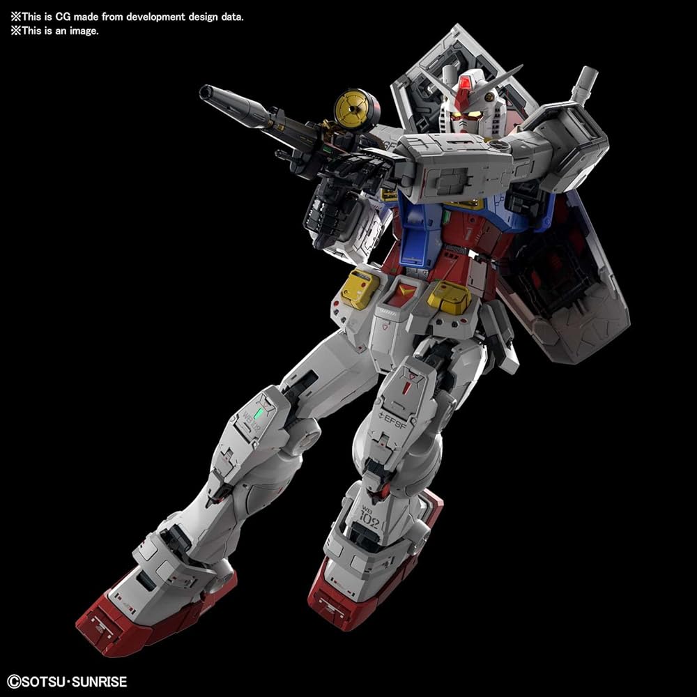PG Unleashed Gundam RX-78-2 1/60 Scale Color-Coded Plastic Model Kit