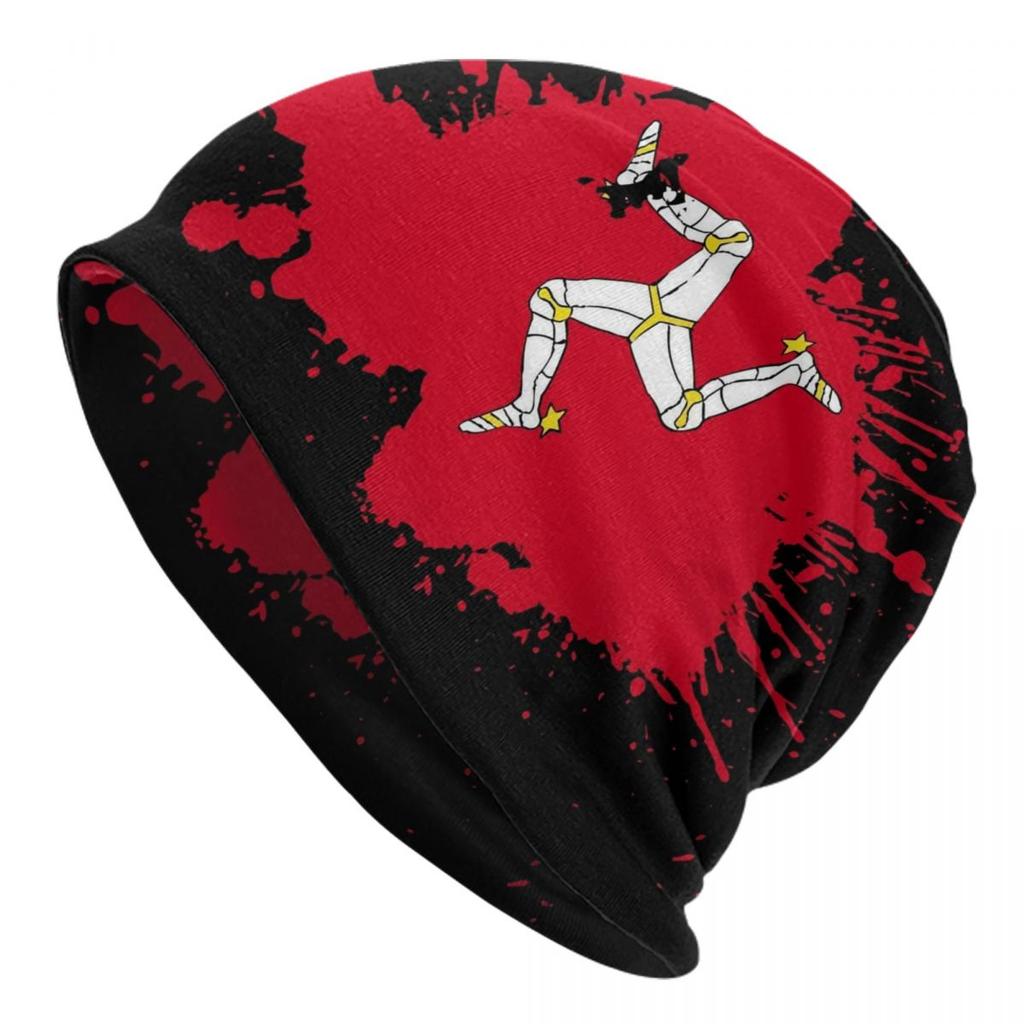 Custom Vintage TT Motorcycle Racer Skullies Beanies Caps Unisex Winter Warm Knit Hat  Isle of Unisex Bonnet Hats Outdoor Ski Cap