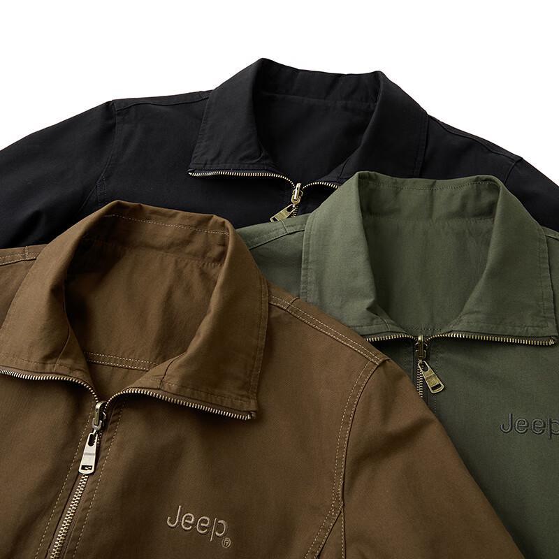 Jeep Men's Washed Reversible Casual Workwear Jacket