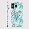Watercolor Leaves Glossy Film Hard PC Phone Case for Xiaomi Redmi Note 15 13 12S 12 11S 11 10 9 Pro Plus Max 4G 5G