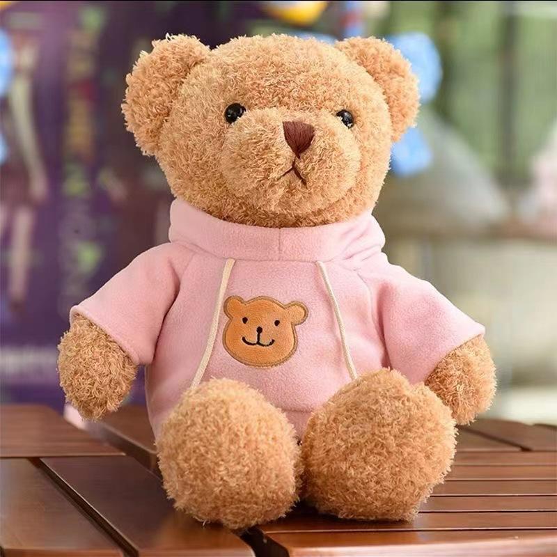 New Sweater Bear Plush Toy Cute Sweater Teddy Bear Doll Grabbing Machine for Girls Gift Doll