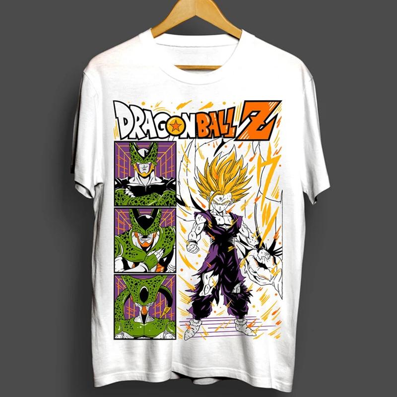 Dragon Ball Z Men Women Son Goku T Shirts Vegeta 100% Cotton Clothes Funny Short Sleeve Crewneck Tee Shirt New Arrival T-Shirts