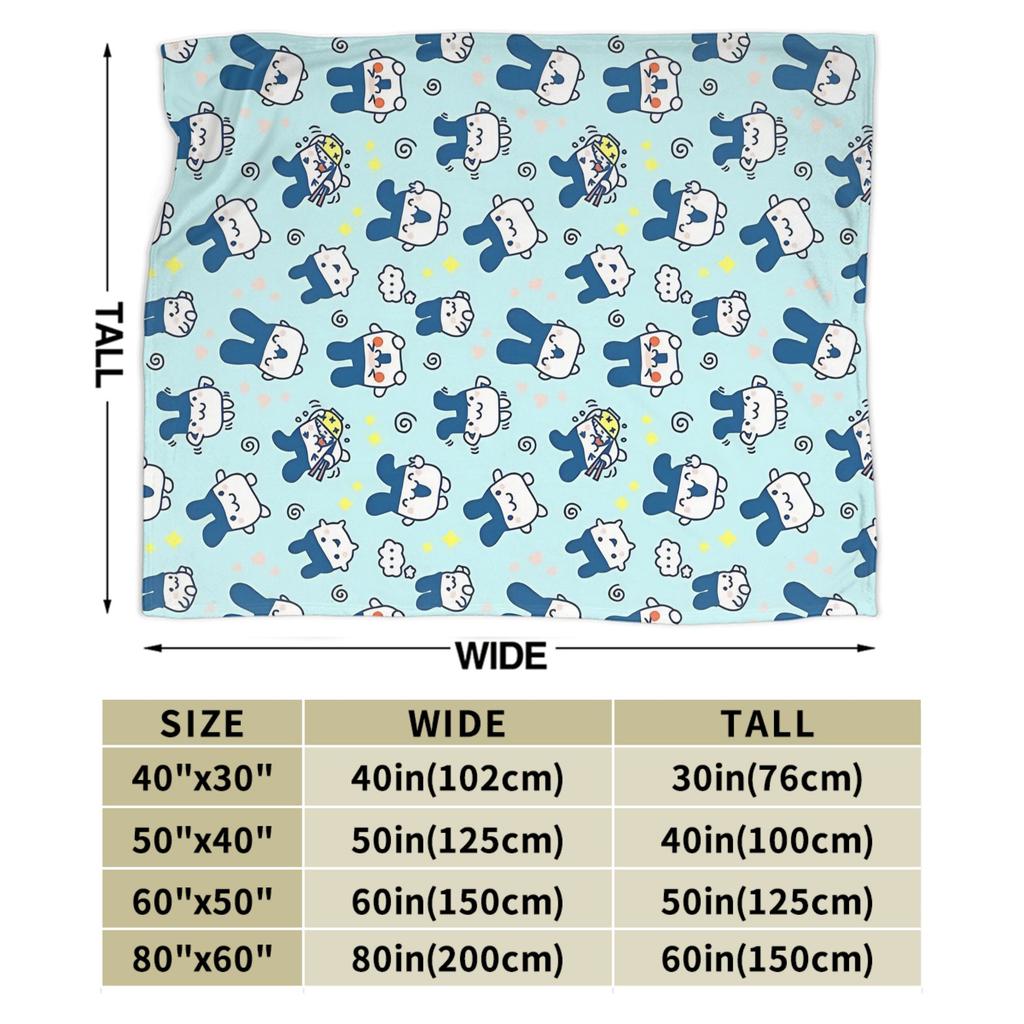 Tamagotchis Mimitchi Blanket Cover Coral Fleece Plush Ultra-Soft Throw Blanket for Car Sofa Couch Bedspread