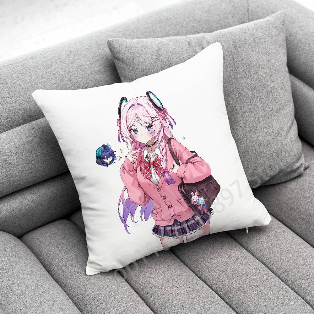 Genshin Impact Citlali Mualani Throw Pillow Case For 45x45cm 40x40cm 55x55cm 50x50cm 30x30cm Square Car Pillowcase Shell