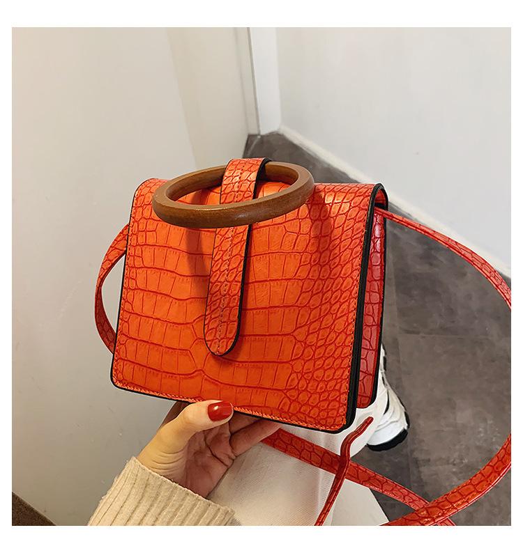 SCIONE Geantă de stil nou, model de piatră pentru femei, geantă pătrată mică, geantă de umăr de modă, geantă de mesager cu lanț