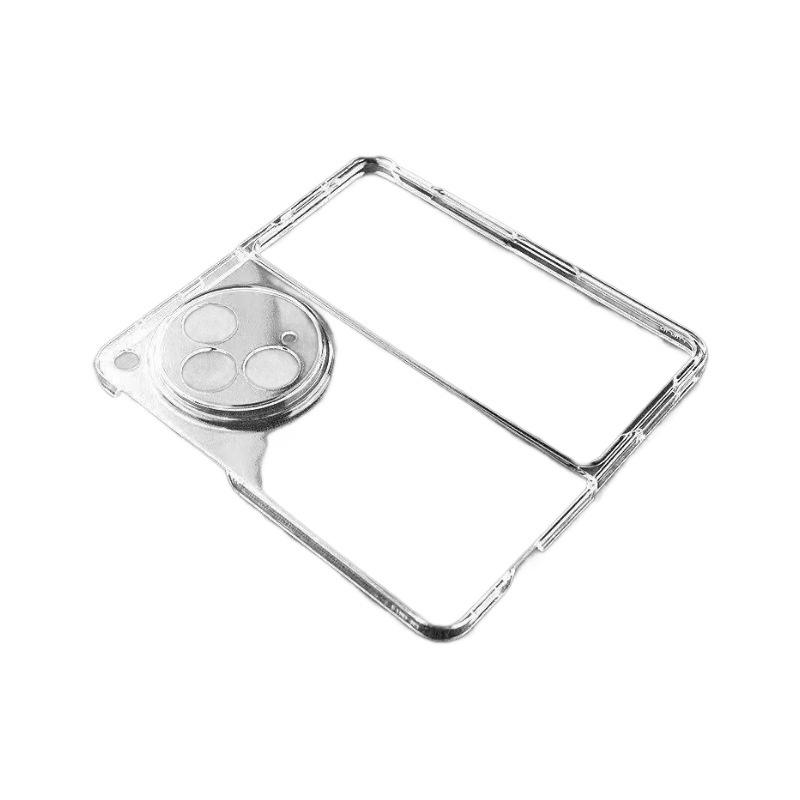 OPPO Find N5 Foldable Screen Case: Transparent, Full Lens Coverage, Durable PC Shell