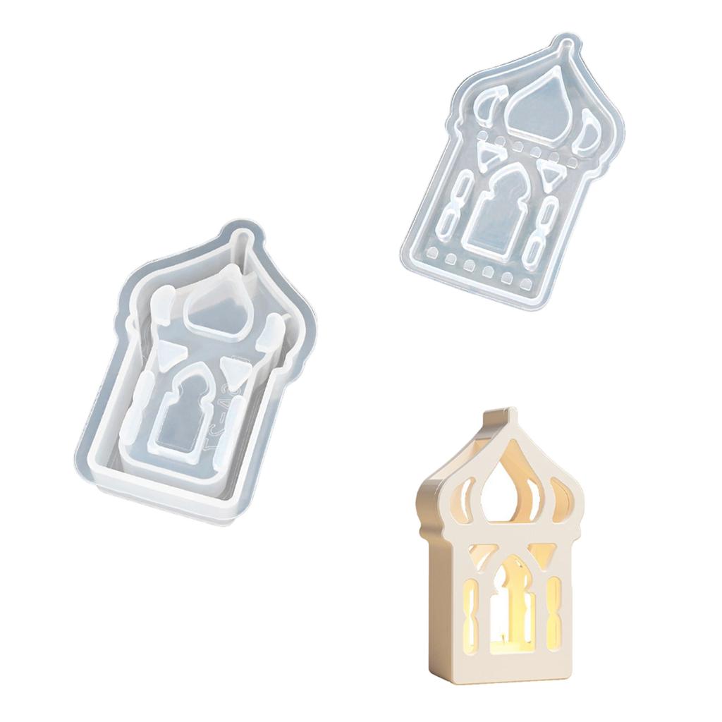 Creative Keyring Castes Mould Sturdy Silicone House Shpe Stylish Mould for Customes Name Craft Supplies Daily Use