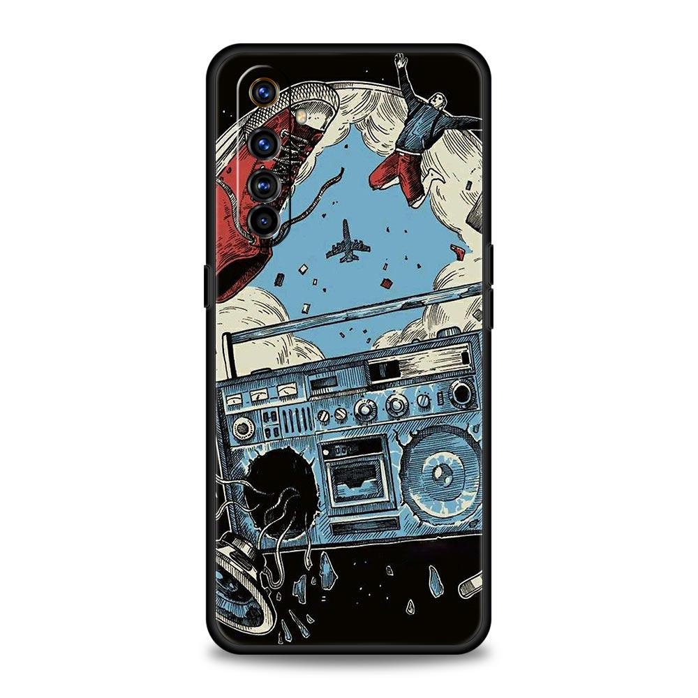 Retro Recording Device Soft TPU For Realme 13 12 11 10 9 Pro Plus GT3 GT2 C21 C25 C35 C53 C55 C67 Pro 5G Phone Case Cover Fundas
