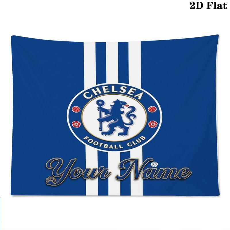 Chelsea F Custom Name Wall Tapestry Aesthetic Wall Hanging Printed Fabric Blanket Decorative Tapestries for Bedroom Living Room Home Decor