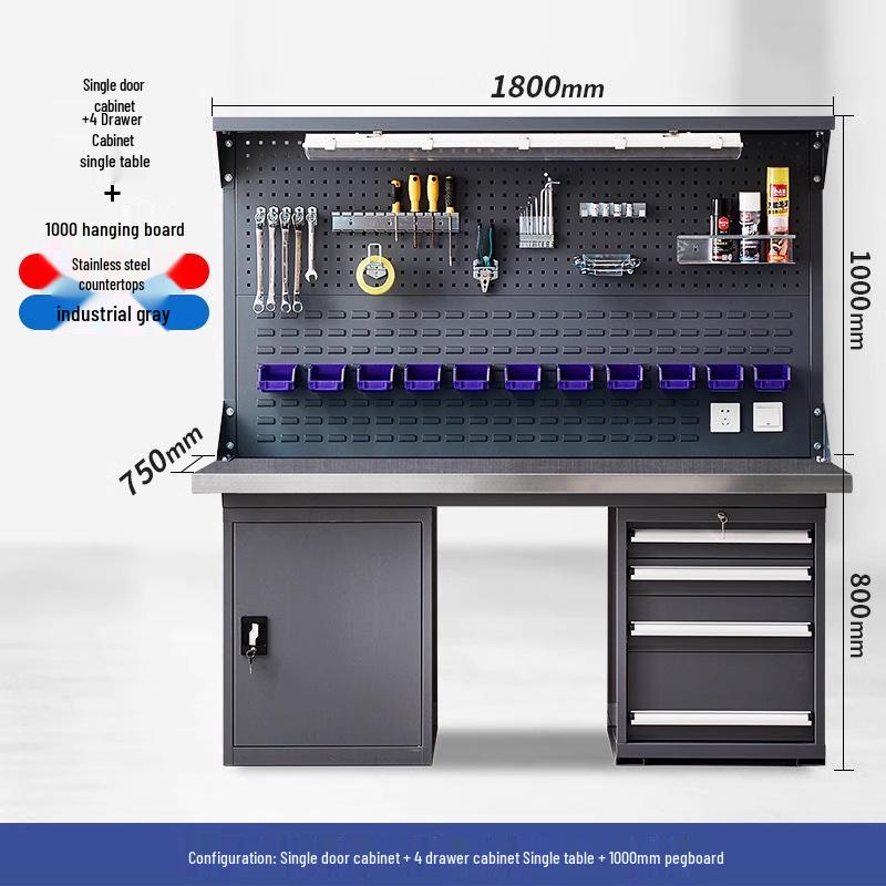 Stainless Steel Heavy Duty Anti-static Workbench for Workshop and Maintenance