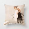 Modern Minimalist Abstract Pillow Cover Minimalist Geometric Peachskin Velvet Cushion