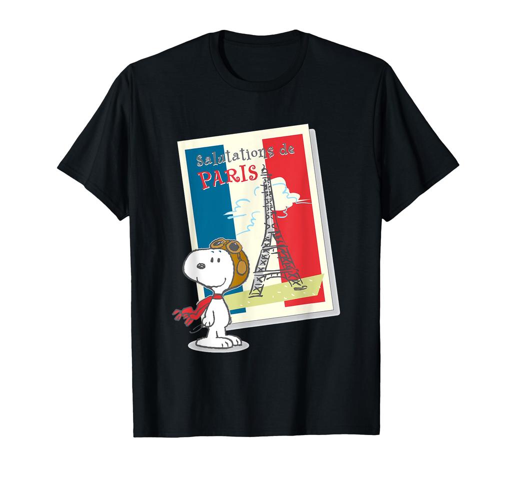 PEANUTS Snoopy In Paris T-shirt