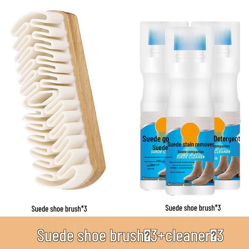 Wildlederschuh Reinigungsbürsten- & Radiergummi-Set