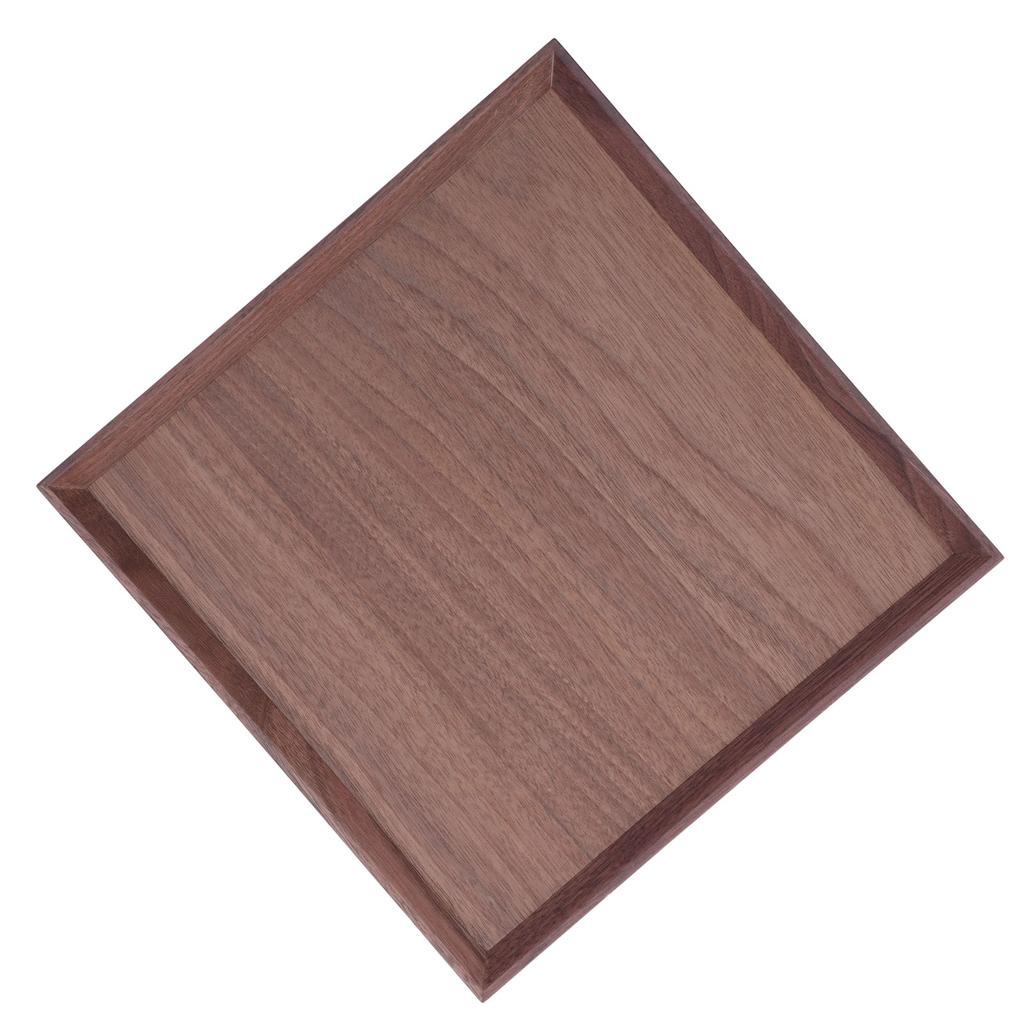 Drewniana Taca Kwadratowa Czarny Orzech Retro Chińska Dekoracyjna Taca Serwingowa na Naczynia