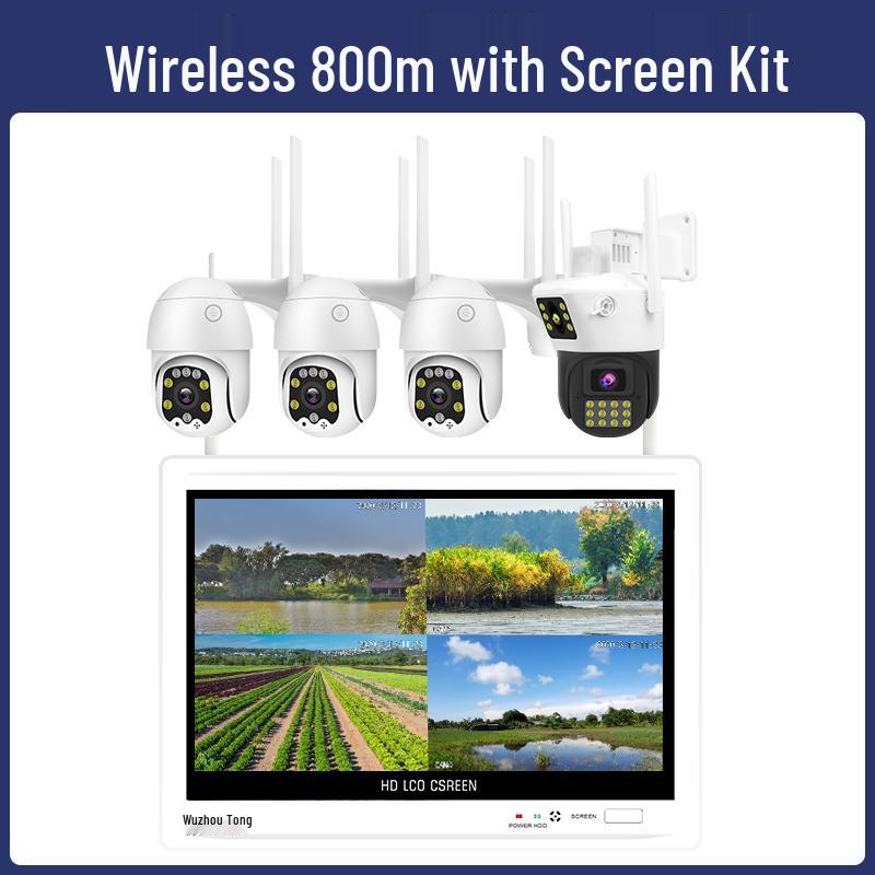 Wireless HD All-in-One Camera System for Home & Outdoor - No Wiring Needed