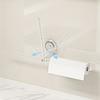 Easy Installion Rotatable Paper Towel Holder Suction Cup Hook for Efficient Kitchen and Bathroom Storage Solution