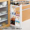 Fudo Giken Smart Wagon Fit W100 45-3 Tier, Approx. 10.5cm Wide x 45cm Deep x 76.2cm High, F-2570