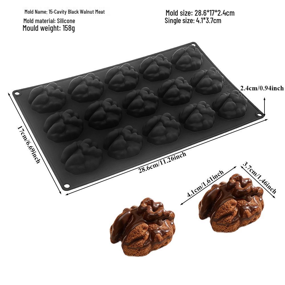 Moldes de Silicona para Mousse de Fruta 3D: Pera, Manzana, Piña, Melocotón, Durian, Frambuesa.