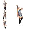 Halloween Beer Bottle Costume With Printed Pattern For Cosplay And Party Celebrations