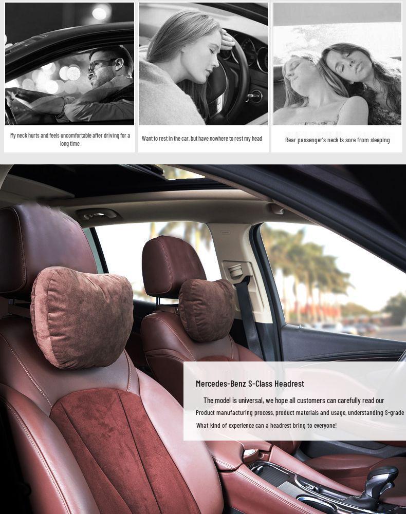 Mercedes-Benz S-Class Maybach Neck & Lumbar Support Pillow for Car Seats