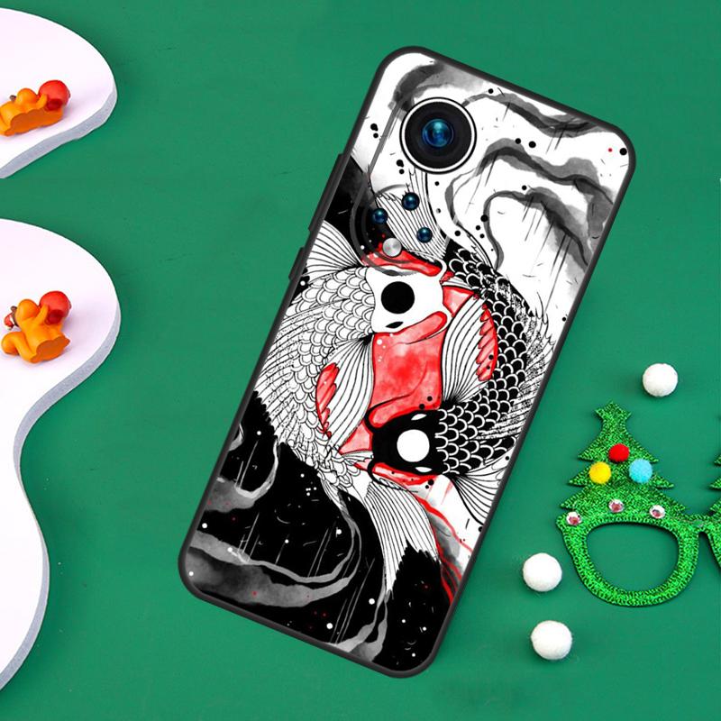 Koi Fish Yin Yang Case For Honor Magic 7 Pro 6 5 50 70 90 200 Lite X9b X9a X8a X8b X7a X6a X8 X9 X9c Cover