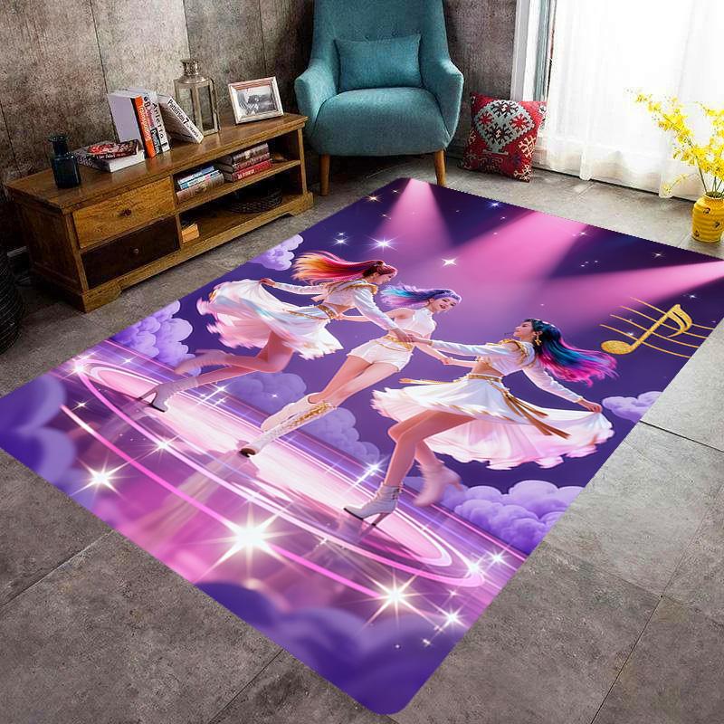 Harmony Motion: Musical Dance Celebration carpet floor mats printing Office chair cushion Christmas gifts Bathroom mat