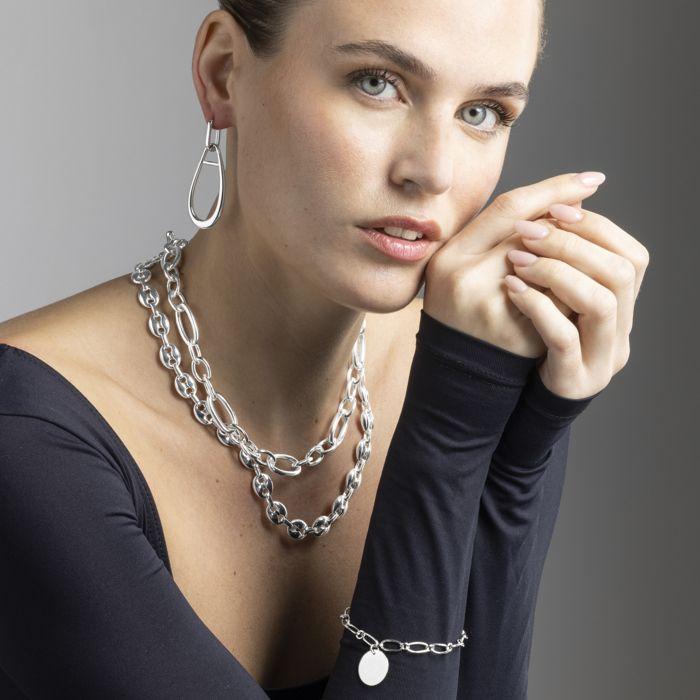 Collier Luxenter Finition En Rhodié - Midyu