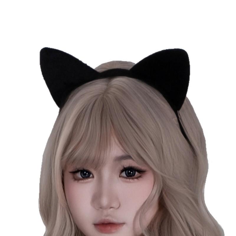 Internet celebrity cute cat rabbit ears headband sex accessories halloween party costume pussy headgear black