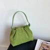 Small Shoulder Bag In Suede Material With Inner Phone Pocket For Fashionable Outings