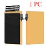 Anti-theft Cards Protectors Card Holder Minimalist Smart Wallet RFID Protection Aluminum Metal Box Cardholder Case Porte Carte