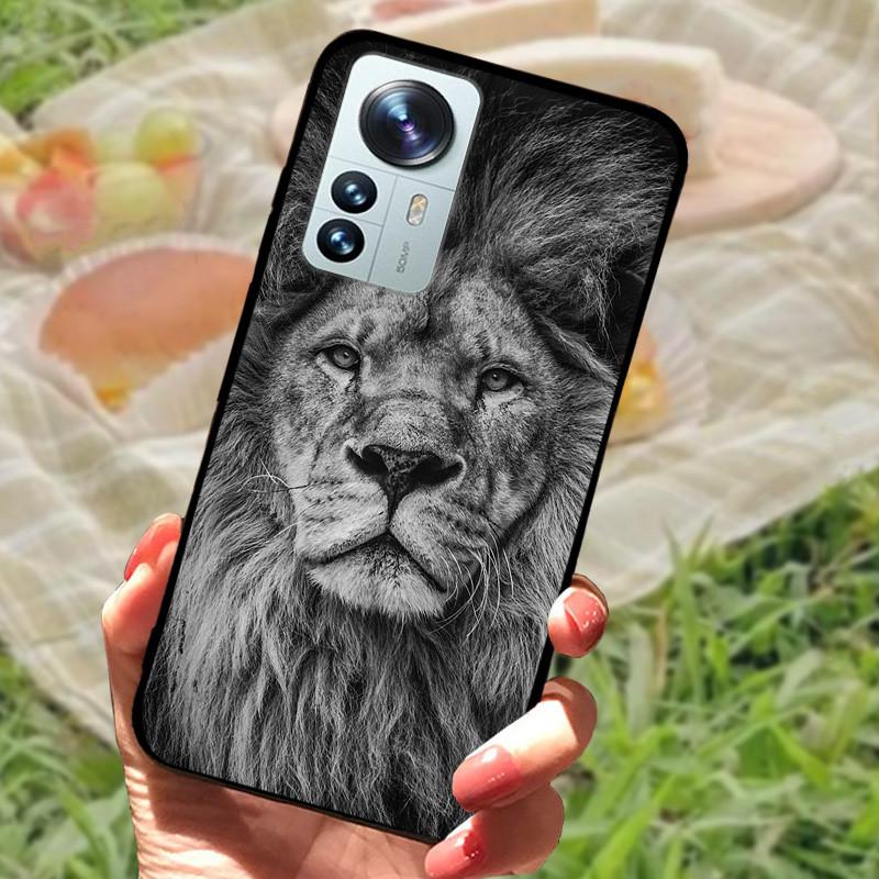 For Xiaomi Mi 12 Case 12X 12S Soft Silicone Cartoon Painted Phone Cover For Xiaomi 12 Pro Case 12S PRO Shockproof Coques Bumper