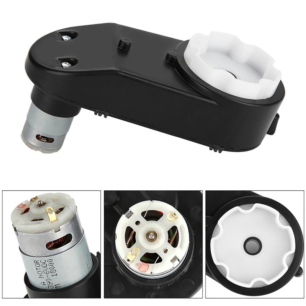 RS390 Electric Motor Gearbox with Motor 6V/12V 12000-20000RPM for Kids Car Toy Gear Box