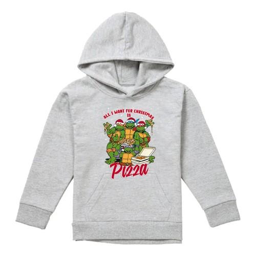 Teenage Mutant Ninja Turtles Childrens/Kids Pizza Christmas Pullover Hoodie